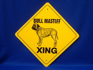 Bullmastiff Crossing Sign at Anwo.com Animal World
