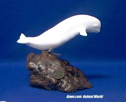 beluga whale figurine