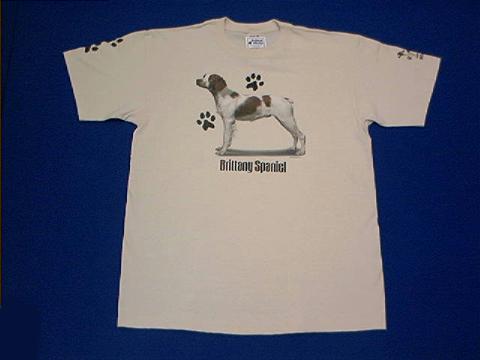 brittany spaniel shirt