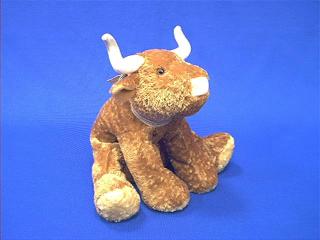 black bull stuffed animal