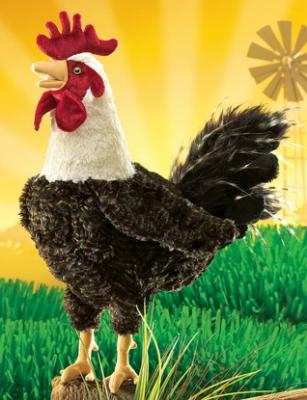 chicken rooster puppet