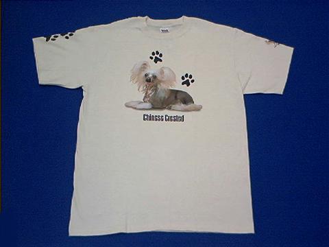 Chinese Crested T Shirt Adult and Youth Sizes USA at Animal World®