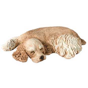 Cocker Spaniel Figurine Sandicast Buff Sz17101 Snoozer At Animal World