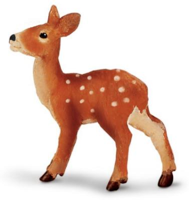 deer fawn toy miniature replica