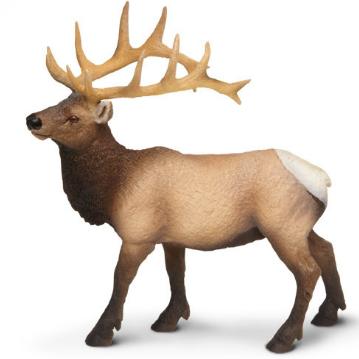 Elk Toy Miniature Replica Bull Elk at Animal World®