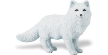 Arctic Fox Toy Miniature Replica at Animal World®.