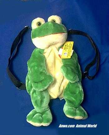 plush frog backpack