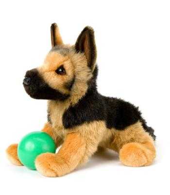 long haired german shepherd stuffed animal