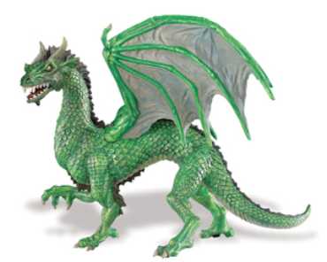 Green Forest Dragon Toy Miniature at Animal World®