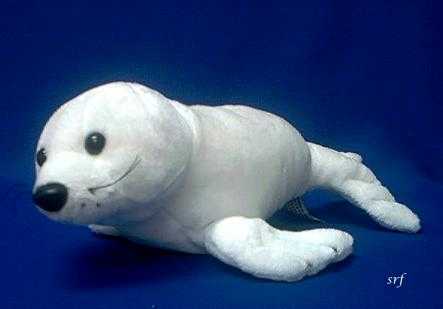 Harp Seal Plush Stuffed Animal at Animal World®