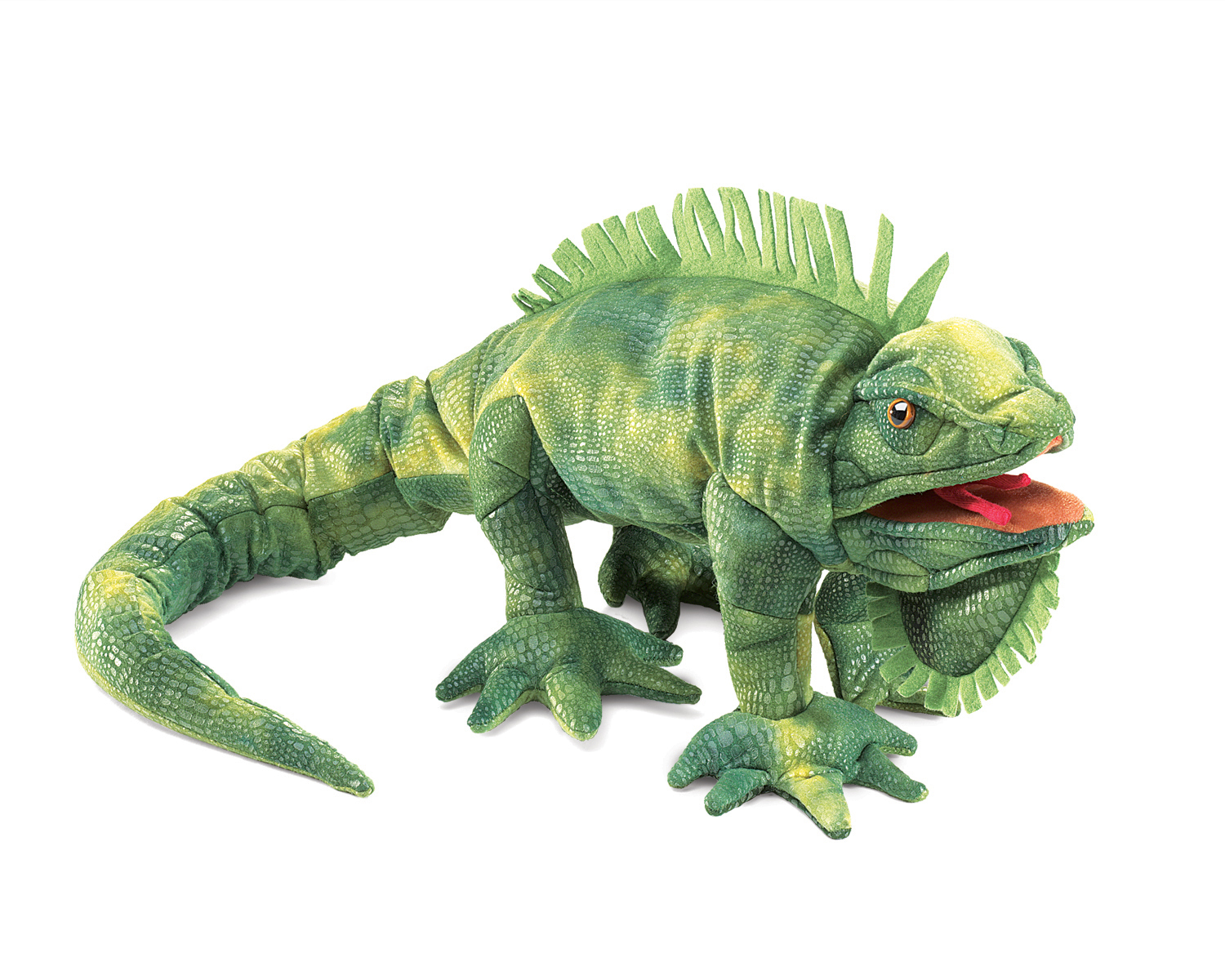 Iguana Puppet at Anwo.com Animal World®