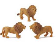 Small Lion Toy multicolored
