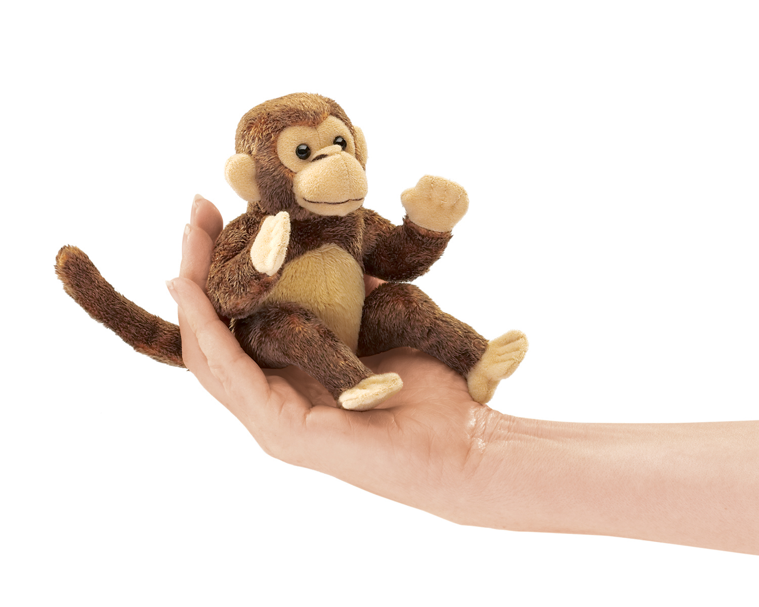 monkey puppet velcro hands