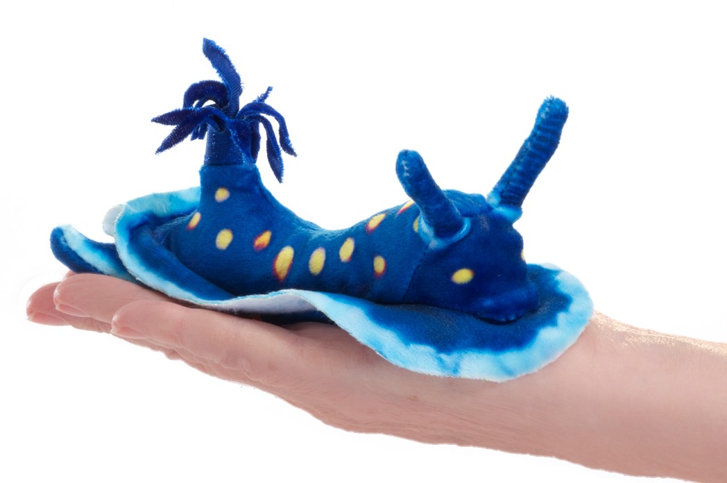 Blue Nudibranch Finger Puppet at Anwo.com Animal World®