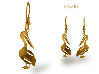 pelican earrings