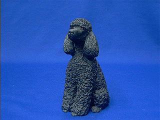 black poodle figurines