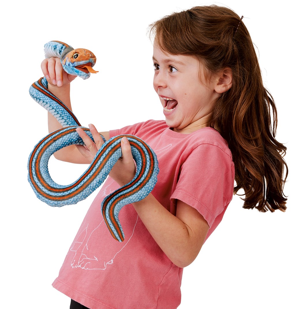 San Francisco Garter Snake Puppet Plush at Anwo.com Animal World®