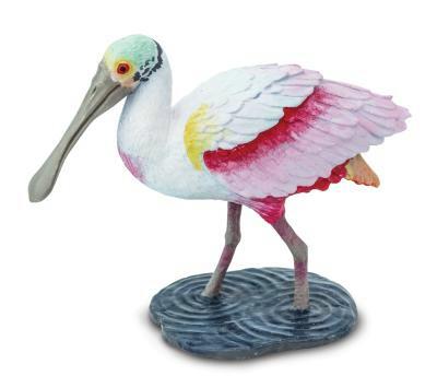 Spoonbill Bird Toy Miniature Replica at Anwo.com Animal World