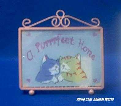 a purrfect home cat sign
