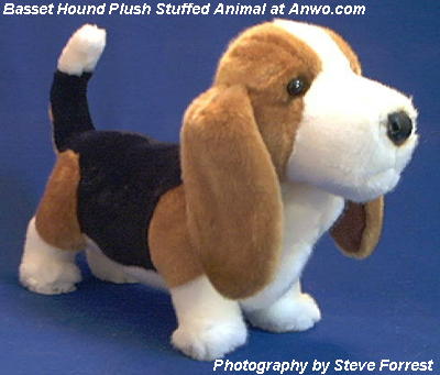 giant stuffed basset hound