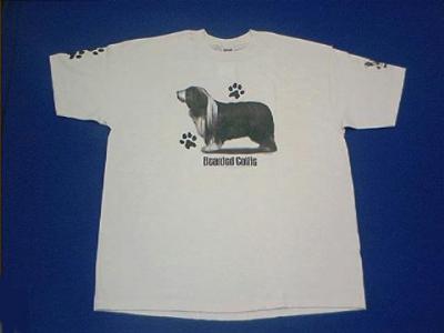 bearded collie t shirt