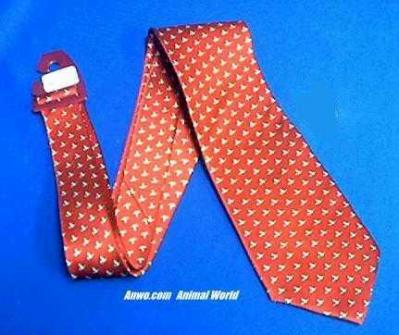 bee necktie bumblebees on red