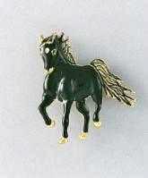 black horse pin brooch bb0096b