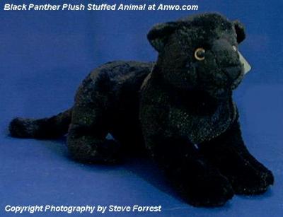 black panther animal plush