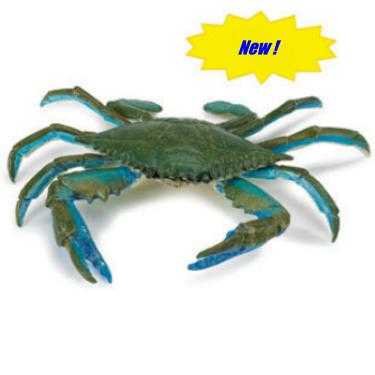 blue crab toy miniature replica