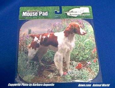 brittany spaniel mouse pad