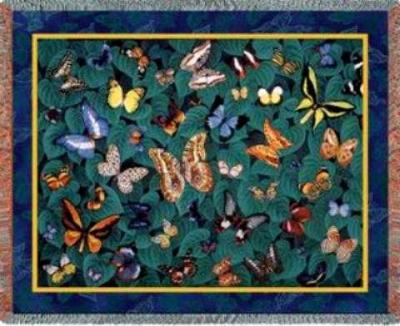 butterfly blanket throw tapestry butterfly dance