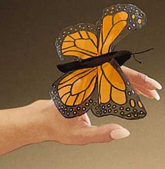 monarch butterfly finger puppet folkmanis