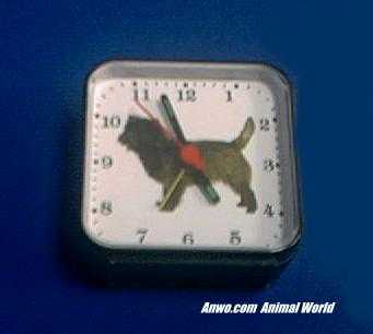 cairn terrier clock battery
