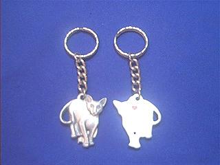 colorpoint cat keychain