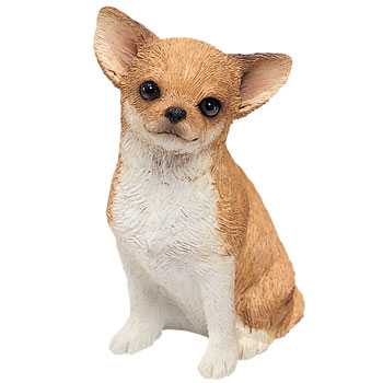 chihuahua figurine sandicast fawn midsize