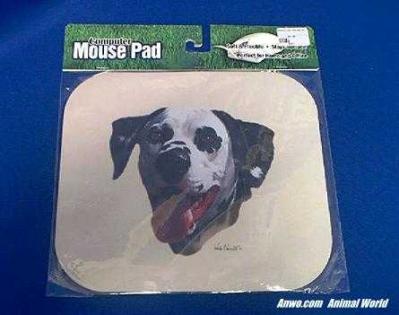 dalmatian mouse pad face