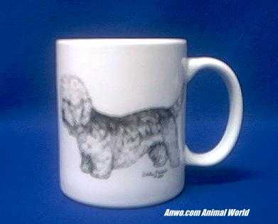 dandie dinmont terrier mug porcelain