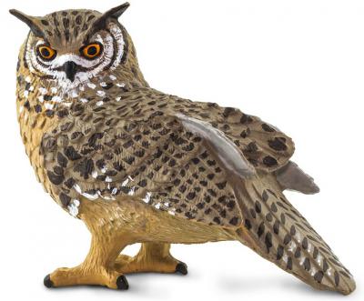 Eagle Owl Toy Miniature Replica