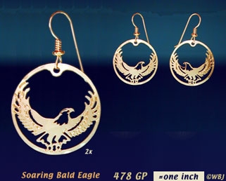 eagle earrings