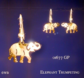 elephant earrings