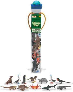 galapagos toy tube animals