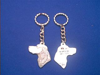 gordon setter keychain
