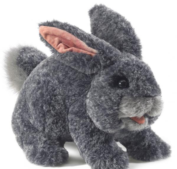 Gray Bunny Rabbit Puppet