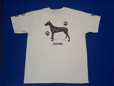 black great dane t shirt