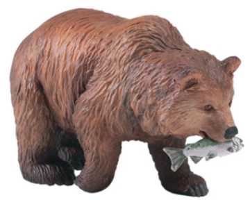 grizzly bear toy miniature