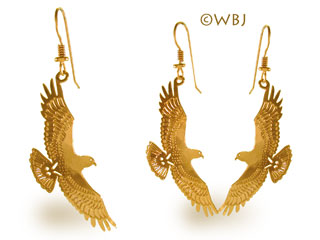 hawk earrings