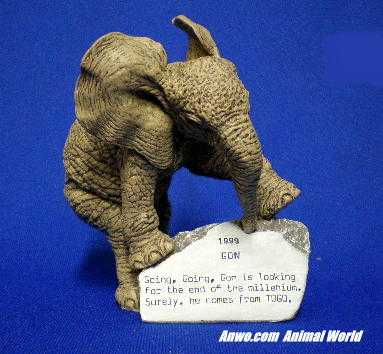 herd elephant figurine gon 1999