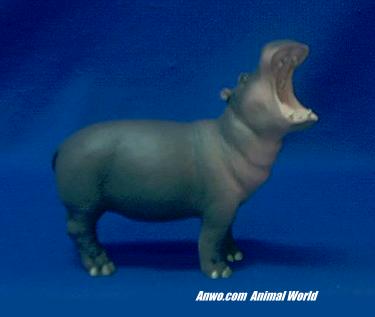hippo figurine statue small