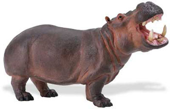 hippo toy large wildlife wonders
