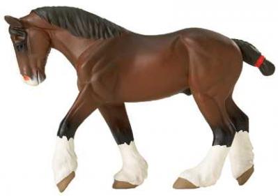 horse toy clydesdale miniature replica